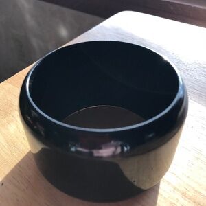 Bakelite Black Bangle